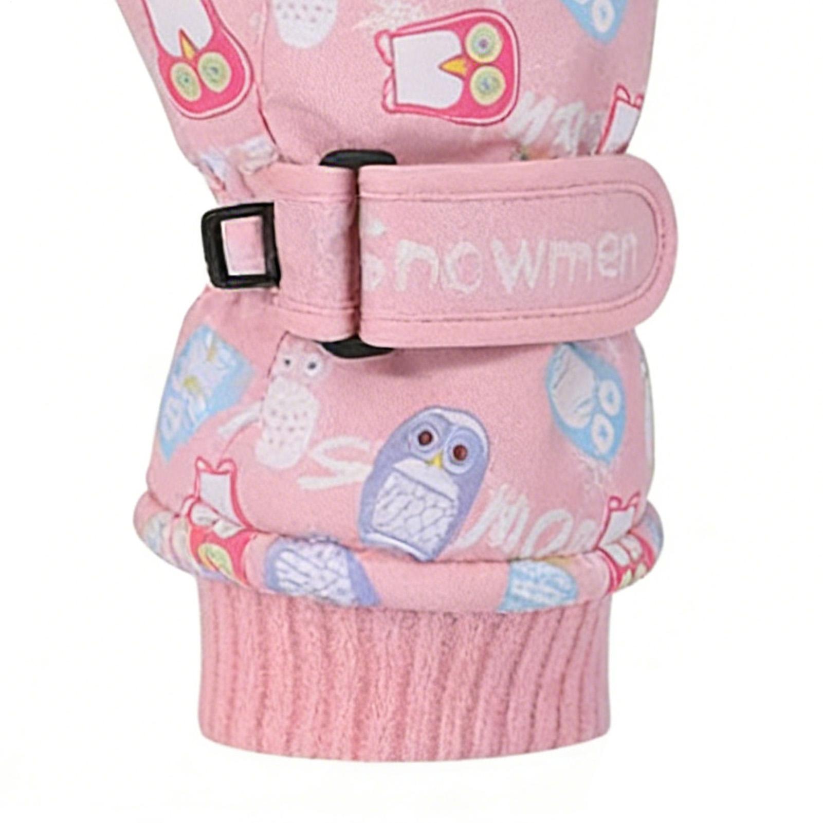 Snow Glove Insulated - ถุงมือกันหิมะสำหรับเด็ก ถุงมือเด็กสำหรับอากาศหนาวเย็น สำหรับเด็กในฤดูหนาว วิ่ง ปั่นจักรยาน เล่นสกี