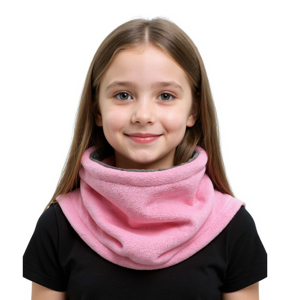 Neck Gaiter Fleece - ผ้าพันคอขนแกะนุ่มอุ่นสำหรับเด็กผู้หญิงในฤดูหนาว, ผ้าคลุมคอสำหรับเด็กผู้หญิงและผู้หญิง, ผ้าพันคอคลุมคอสำหรับเด็กอายุ 8 ปีขึ้นไป