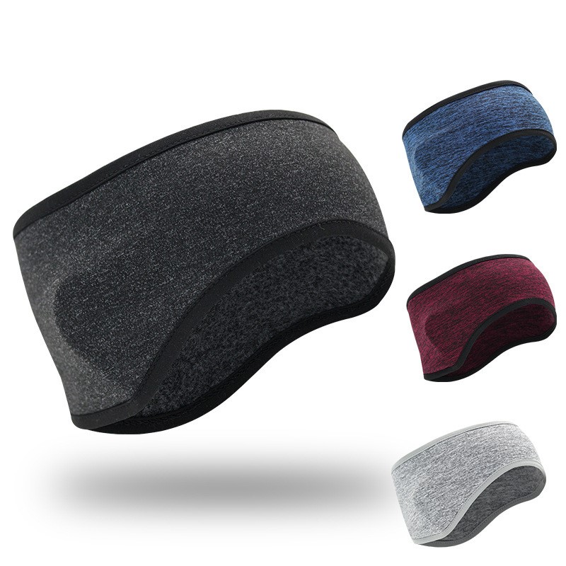 Fleece Ear Warmer Band - กีฬาฤดูหนาว Sweatband แถบคาดศีรษะอุ่นขนแกะ HEAD Band หูอุ่น