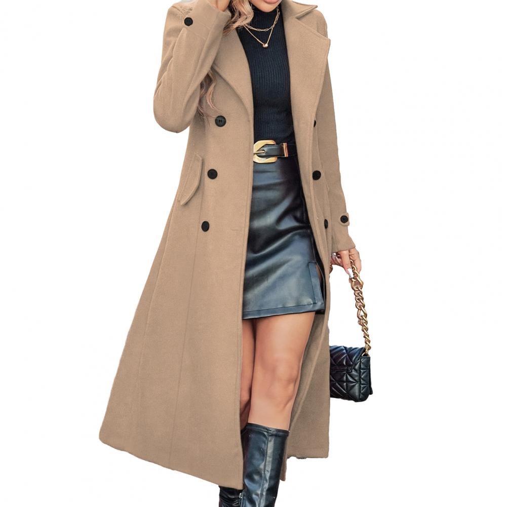 เสื้อโค้ทผู้หญิงสำหรับฤดูหนาว  - Wool Coat Peacoat บทวิจารณ์และราคา