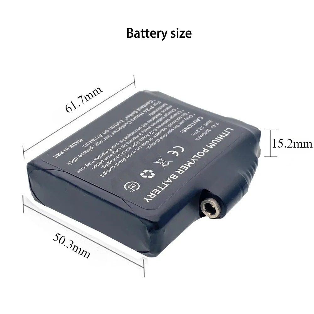 แบตเตอรี่ Glove Battery 7.4V 3 - Heated Vest Battery บทวิจารณ์และราคา