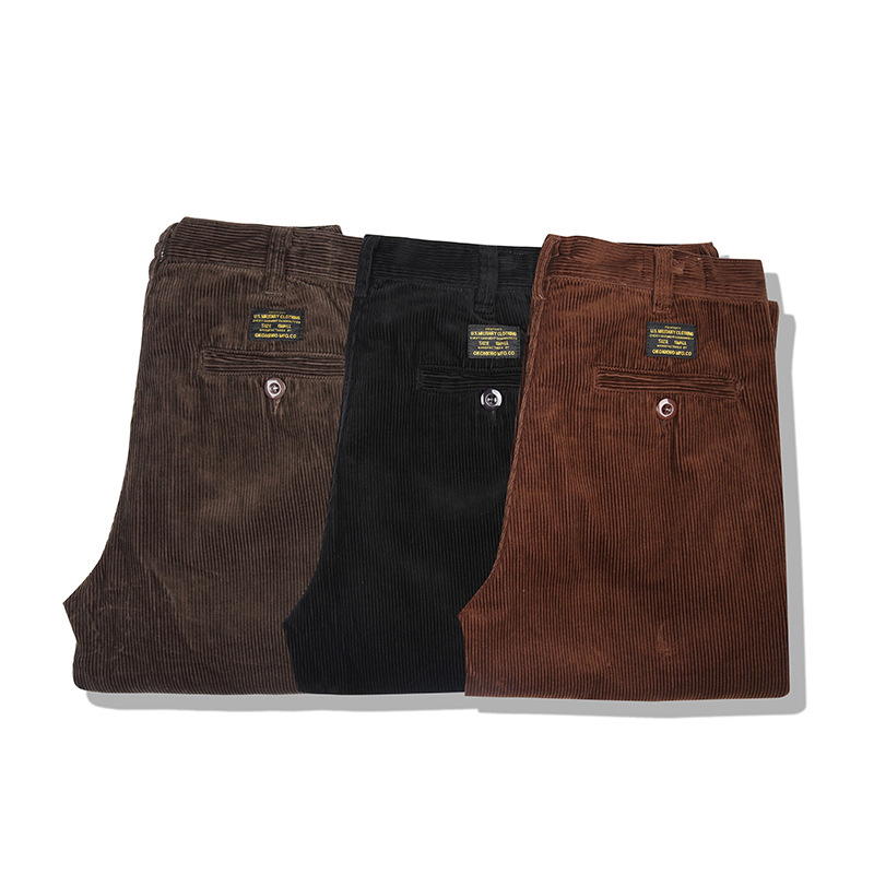 Ok1912ฤดูใบไม้ร่วงฤดูหนาว Warm - Corduroy Pant Warm บทวิจารณ์และราคา