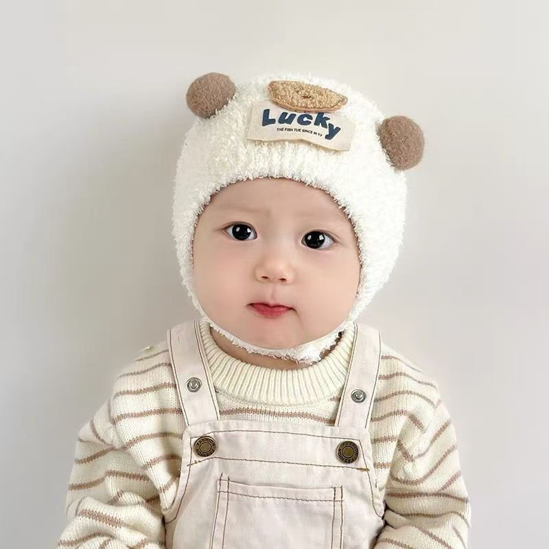 หมวกป้องกันหูหมีน่ารักสำหรับเด - Knit Beanie Hat Warm บทวิจารณ์และราคา
