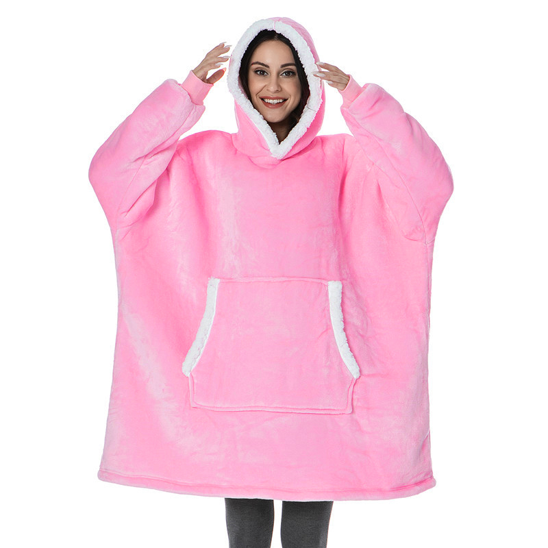 สวมใส่ผู้ใหญ่ Super Soft Flann - Sherpa Hoodie Fleece บทวิจารณ์และราคา