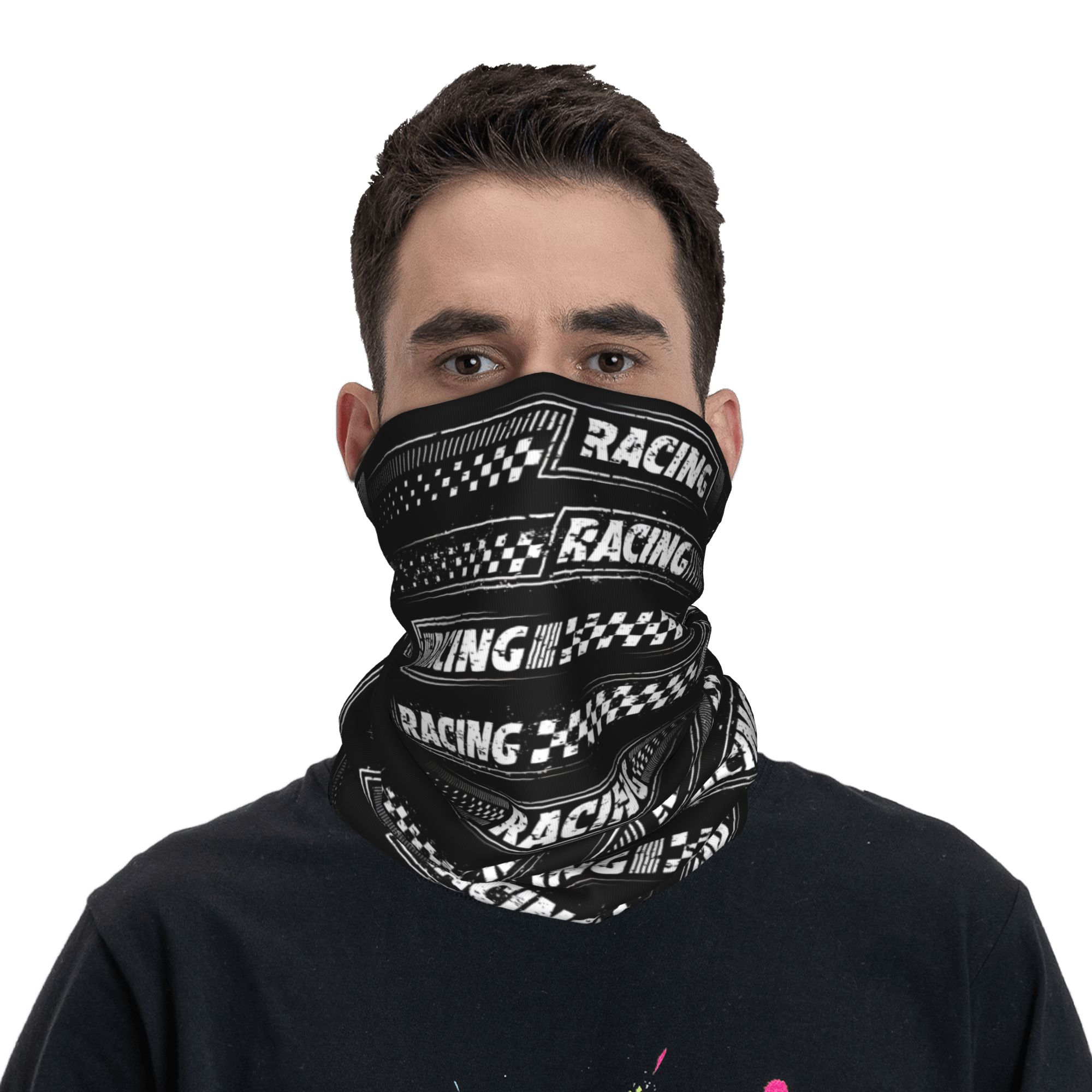 ผ้าพันคอแบบมีลายตารางหมากรุกสำ - Neck Gaiter Fleece บทวิจารณ์และราคา