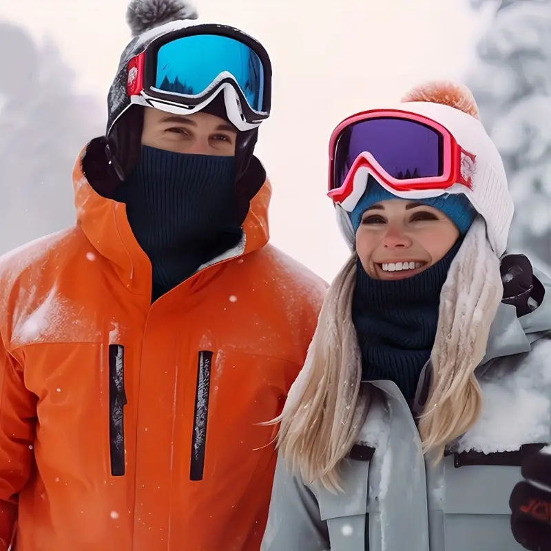 ผ้าพันคอไหมพรมถักหนานุ่ม กันลม - Neck Gaiter Fleece บทวิจารณ์และราคา