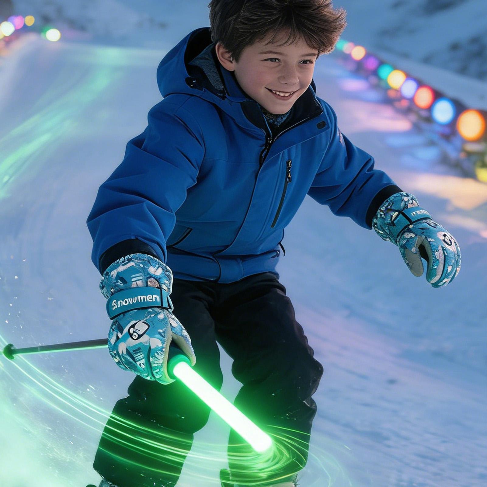 ถุงมือกันหิมะสำหรับเด็ก ถุงมือ - Snow Glove Insulated บทวิจารณ์และราคา