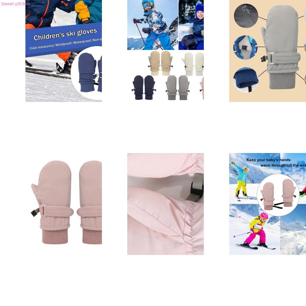 D0JC ถุงมือสกีกันน้ำมีสไตล์ ถุ - Snow Glove Insulated บทวิจารณ์และราคา