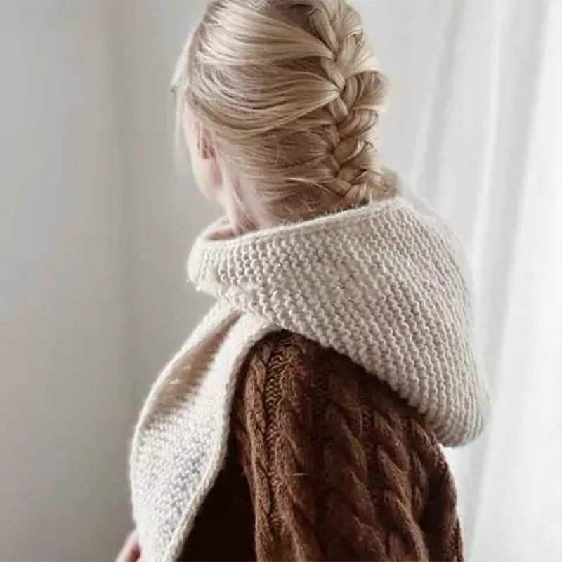 ผ้าพันคอขนสัตว์ 100% รุ่น Big  - Knit Beanie Hat Warm บทวิจารณ์และราคา
