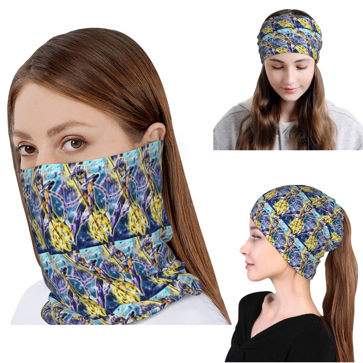 อนิเมะไนท์ส ออฟ เดอะ โซดิแอค ฟ - Knit Beanie Hat Warm บทวิจารณ์และราคา