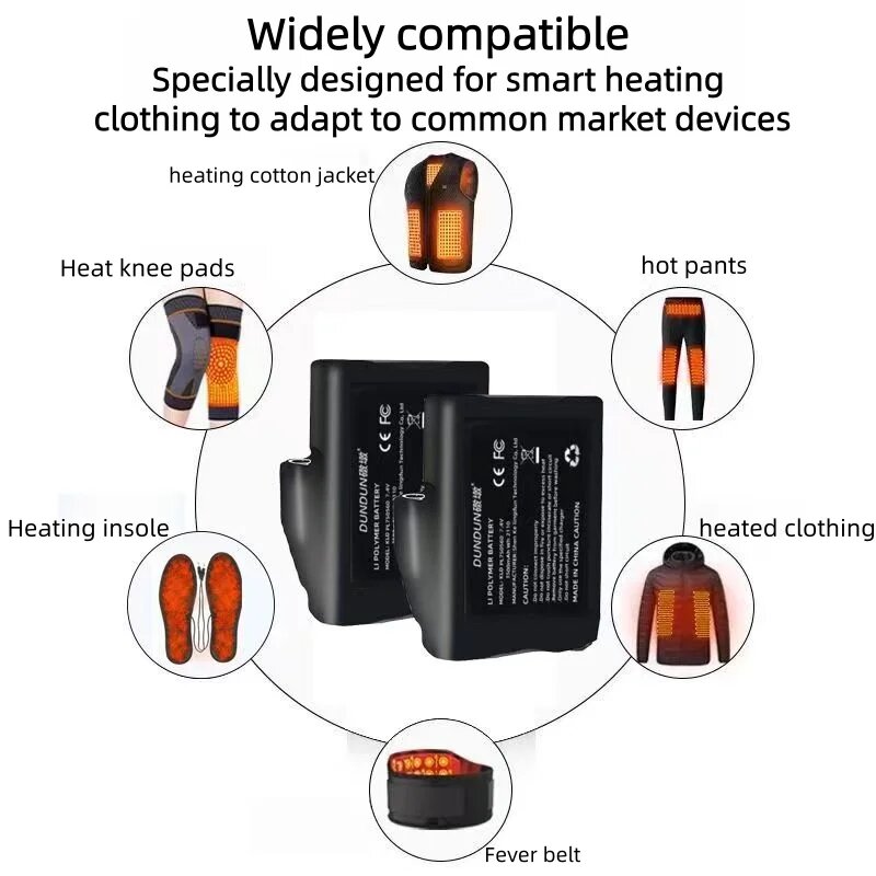 แบตเตอรี่ถุงมืออุ่น 7.4V 3500m - Heated Vest Battery บทวิจารณ์และราคา
