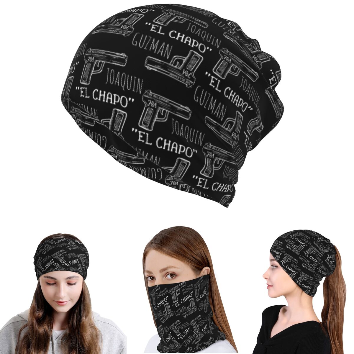 โจควิน เอล ชาโป กุซมาน นาร์คอส - Knit Beanie Hat Warm บทวิจารณ์และราคา