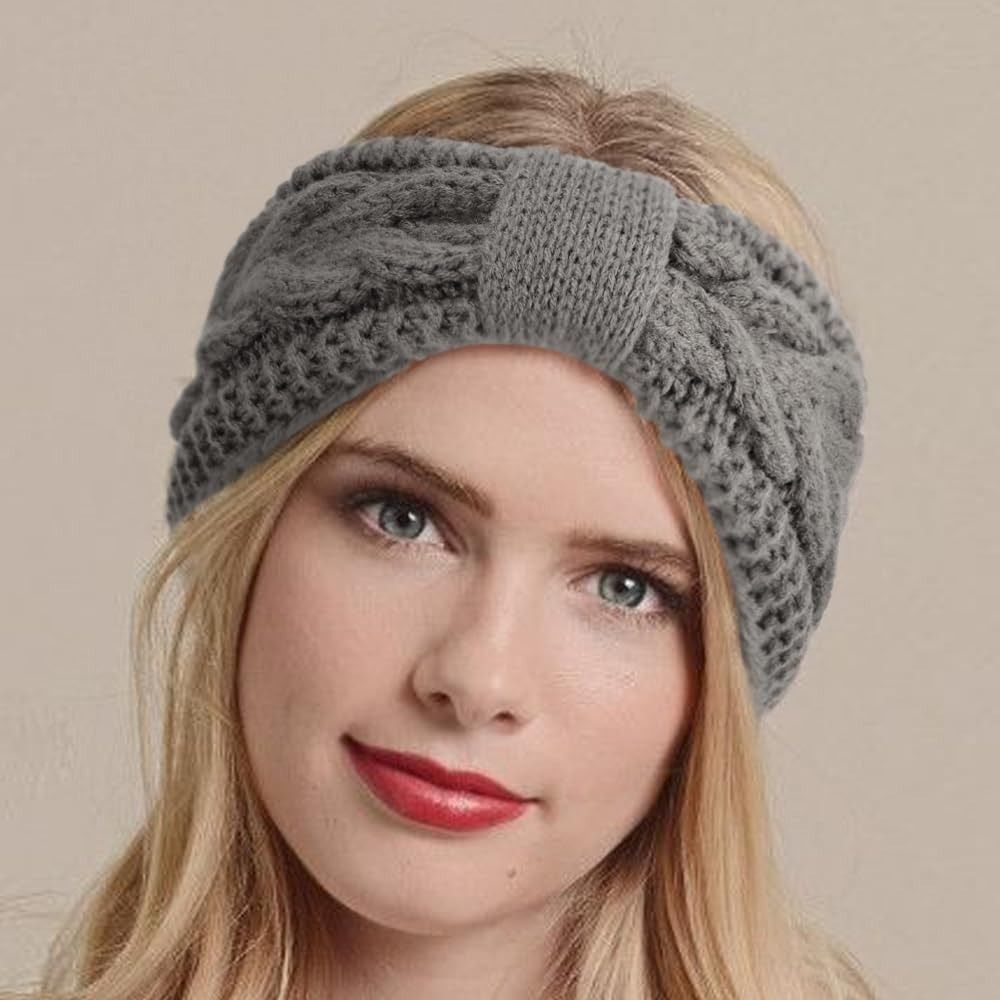 ที่คาดผมถักไหมพรมสำหรับผู้หญิง - Winter Headband Fleece บทวิจารณ์และราคา